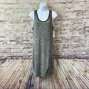 New York & Company Grey Pullover Sleeveless Knit Tank Dress